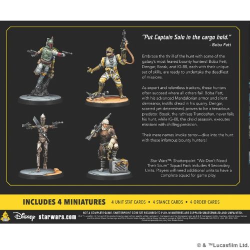 Star Wars Shatterpoint We Dont Need Their Scum Boba Fett Unit Pack